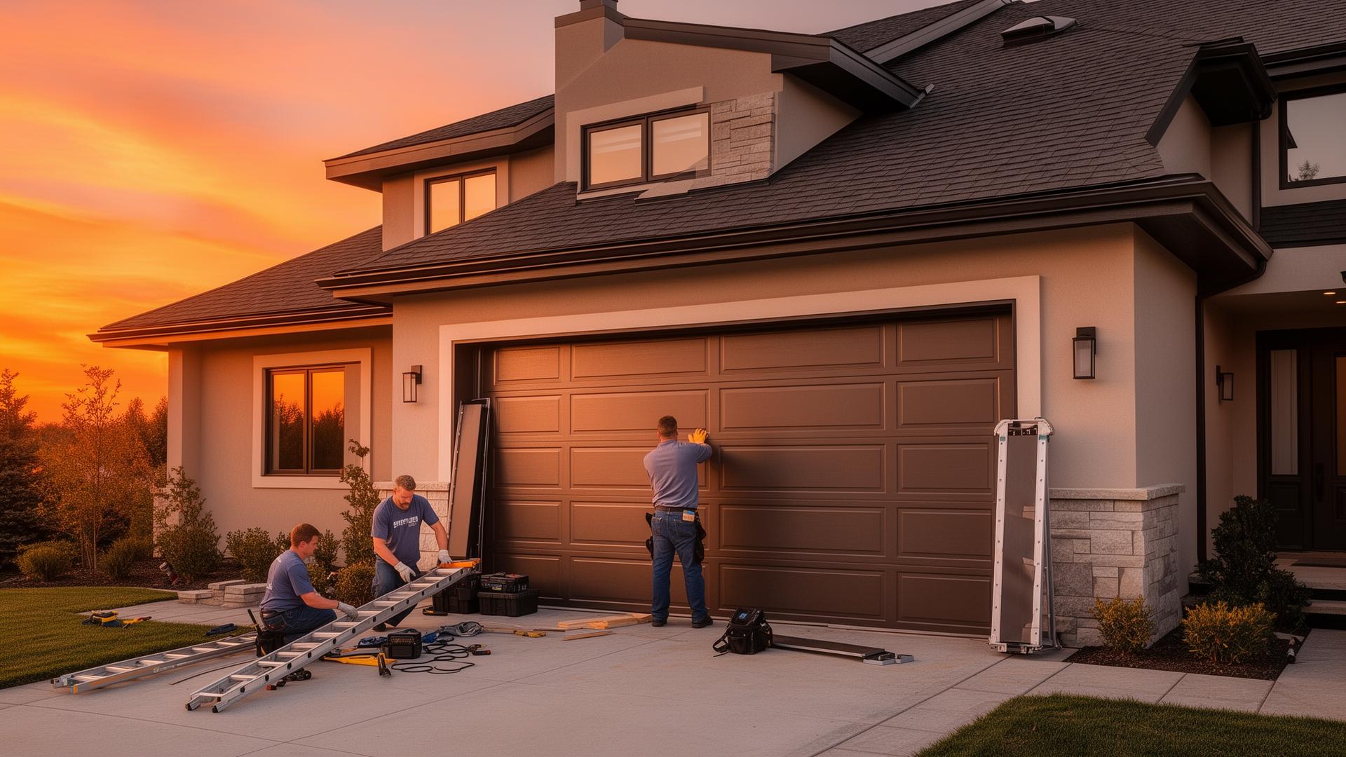Professional garage door installation